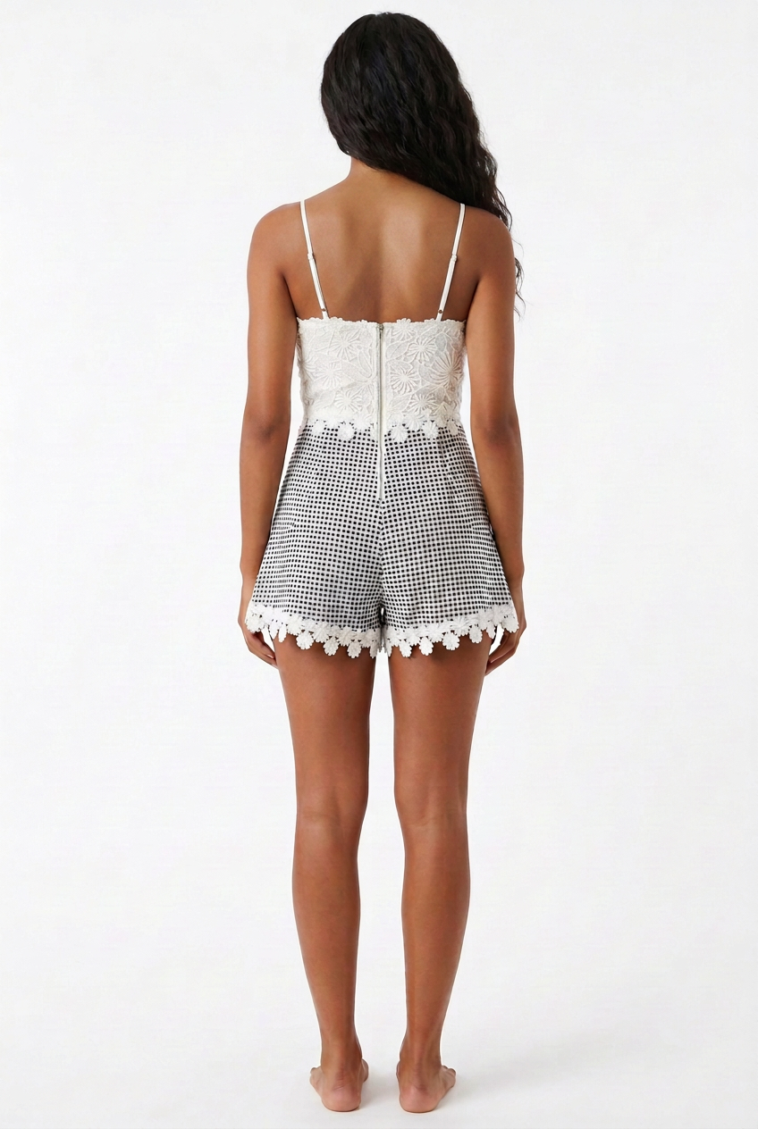 Luxxel Lace Romper