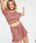 Bar III pull on ruffle detail Set